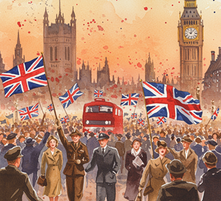 VE Day Celebrations Cropped
