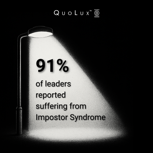 spotlight on stat: 91% of leaders reported suffering from Impostor Syndrome