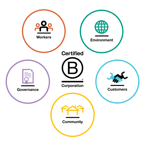 B Corp Impact Areas