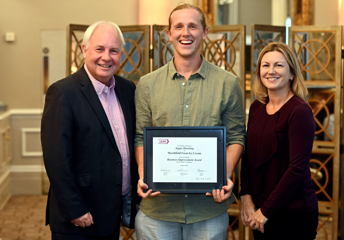 Angus Hawking, winner of Business Improvement award