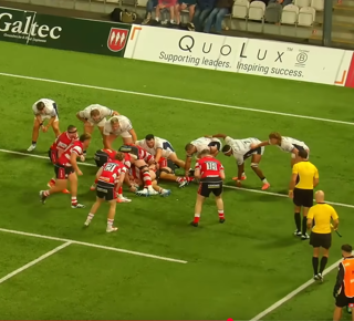 Quolux Board At Gloucester Rugby